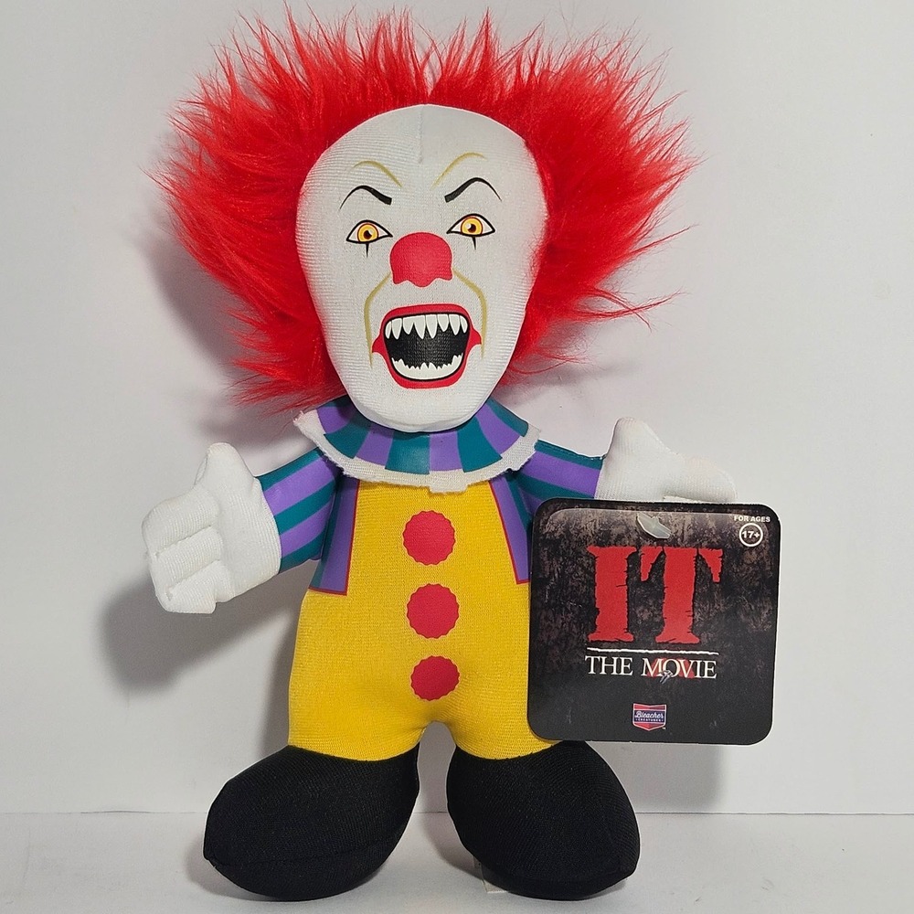Bleacher Creatures Pennywise 7 Inch Plush IT The Movie Horror Clown Figure NWT